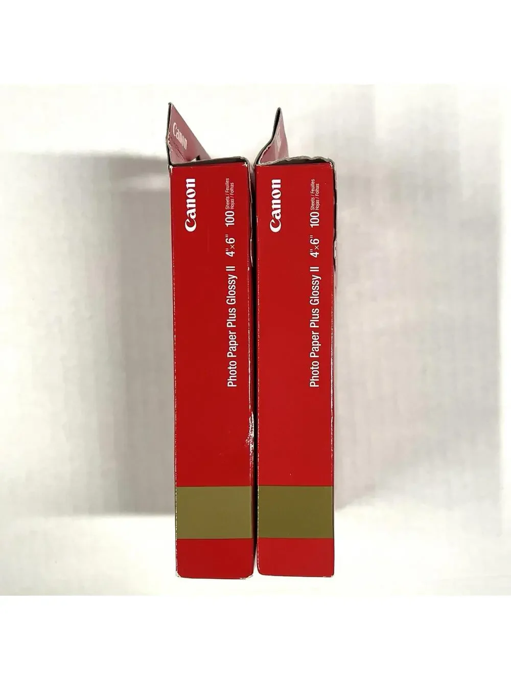 2 Pack Inkjet Canon PP-201 Photo Paper Plus Glossy II 4x6